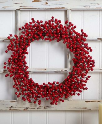 22" Berry Artificial Wreath