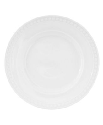 Everyday Whiteware Beaded 16 Piece Dinnerware Set, Service for 4