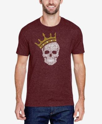 Men's Cotton/Poly Blend Word Art T-shirt - Brooklyn Crown