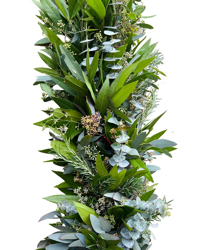 GreenishBlu Fresh Real Garland Eucalyptus Bayleaf and Rosemary Spring