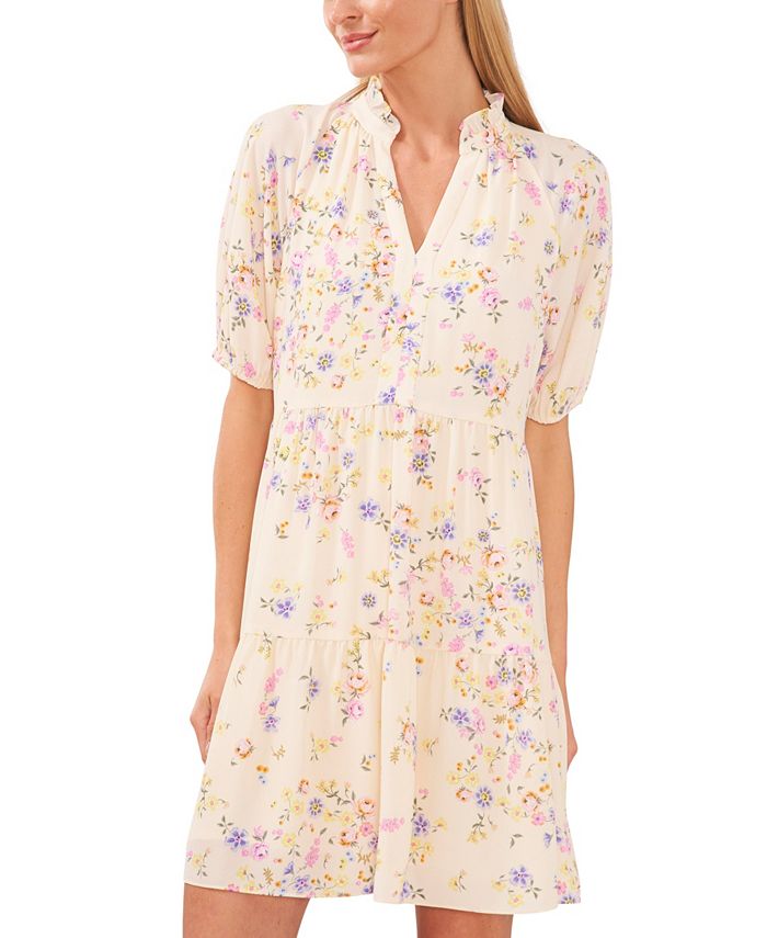 CeCe Women's Floral Baby Doll Dress - Macy's