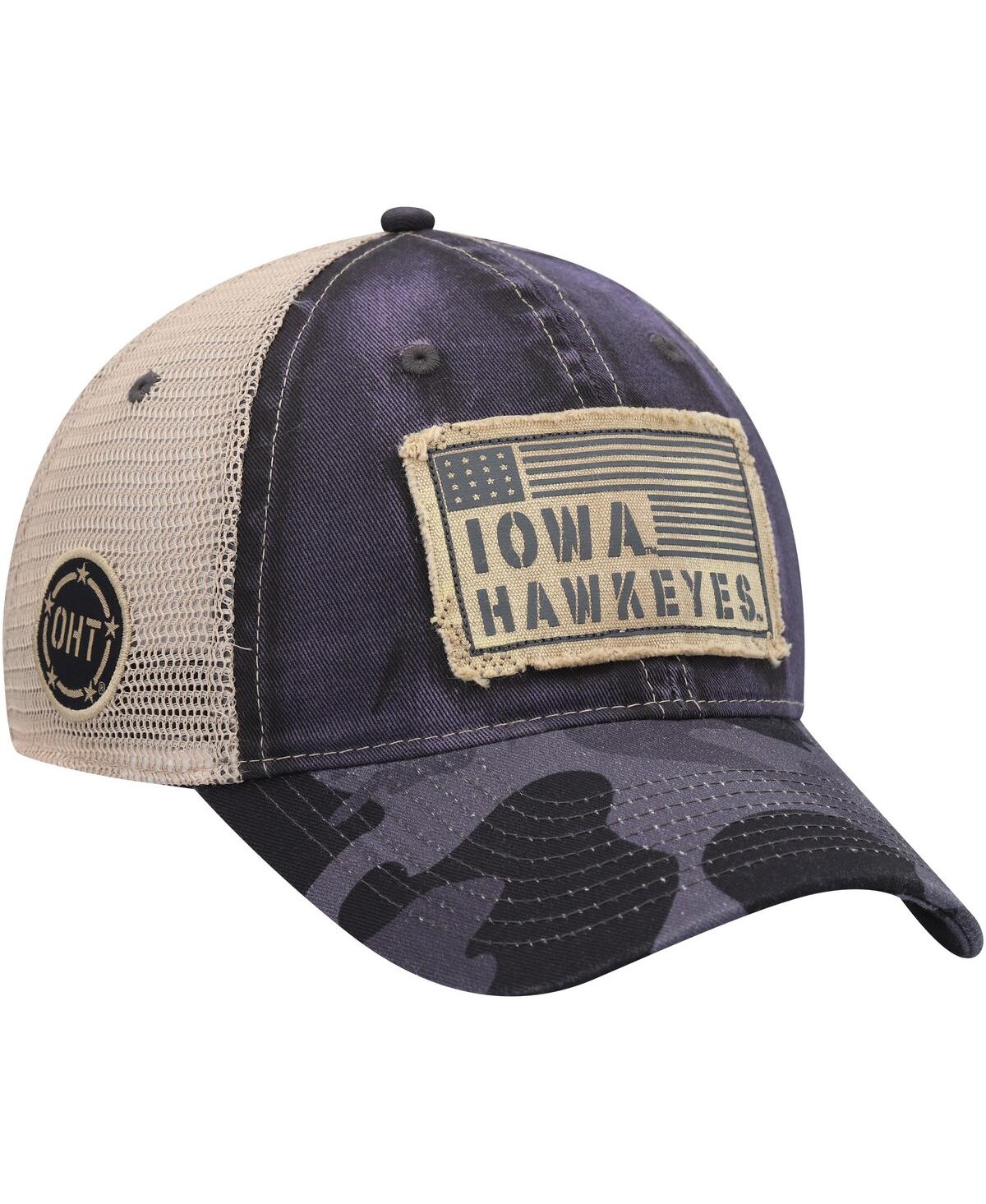 Shop Colosseum Men's  Charcoal Iowa Hawkeyes Oht Military-inspired Appreciation United Trucker Snapback Ha