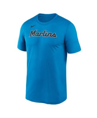 Men's Light Blue Miami Marlins New Legend Wordmark T-shirt