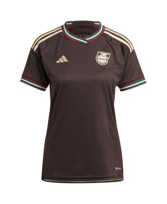 売れ筋商品|||アディダス カットソー トップス レディース Women's Brown Jamaica National Team 2023 Away Replica Jersey Brown mens-adidas-brown-jamaica-