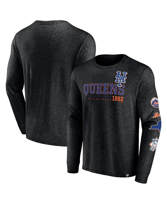 Men's New York Mets Fanatics Branded Heathered Gray Personalized