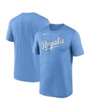Nike Women's Light Blue, Heathered Royal Kansas City Royals Cooperstown  Collection Rewind Raglan T-shirt