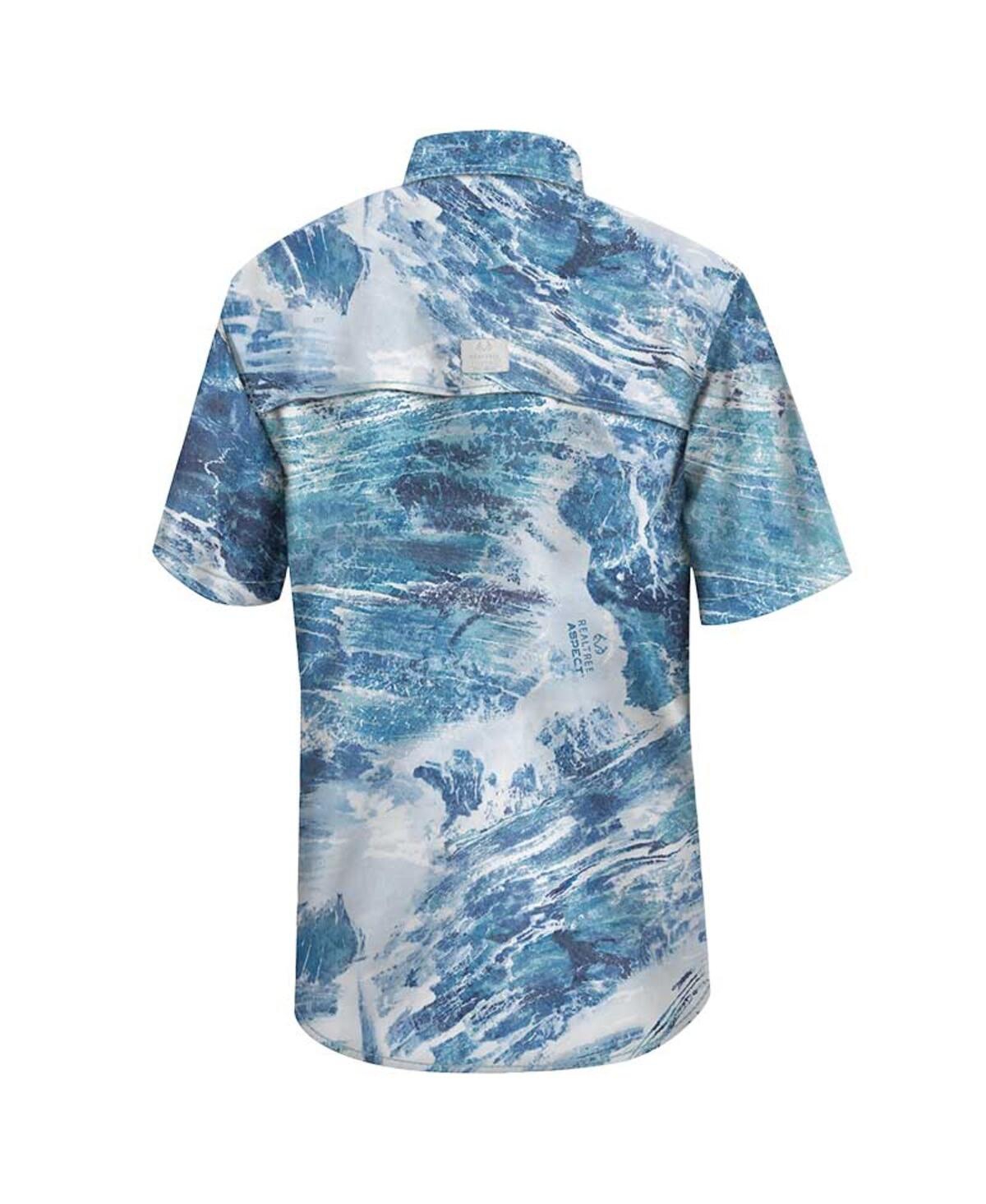 Shop Colosseum Men's  Blue Uconn Huskies Realtree Aspect Charter Full-button Fishing Shirt