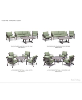 Agio Tara Aluminum Outdoor Seating Set (48