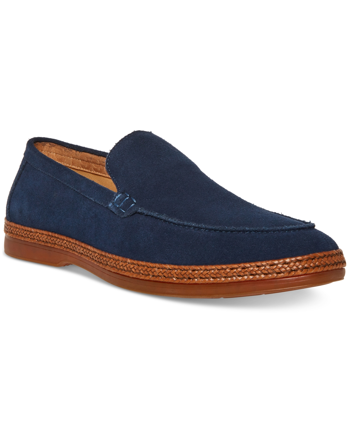 Steve Madden Men's Mateo Suede Dress Casual Loafer In Navy