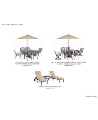 CLOSEOUT! Park Gate Outdoor 9' Auto-Tilt Umbrella, Created for Macy's