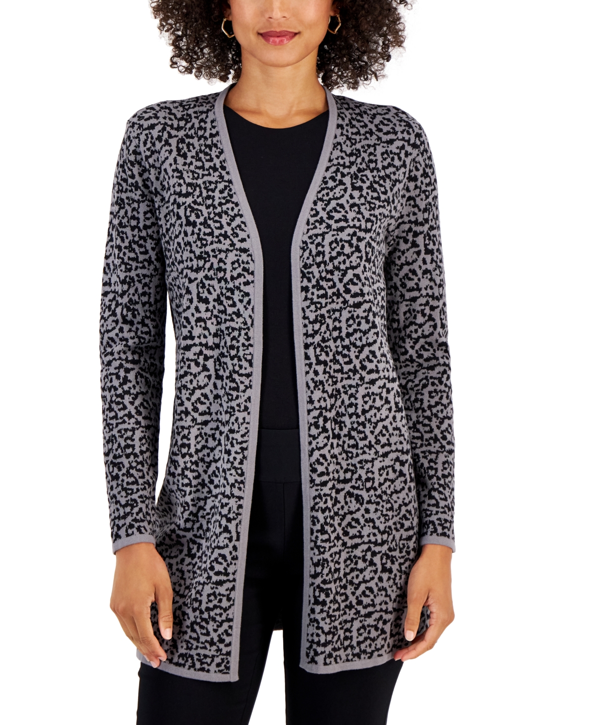 Jm collection open front cardigan new arrivals