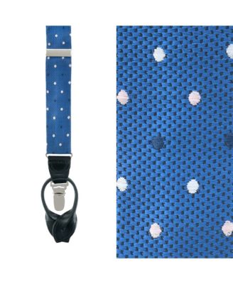 Men's 32MM Polka Dot Convertible Suspenders