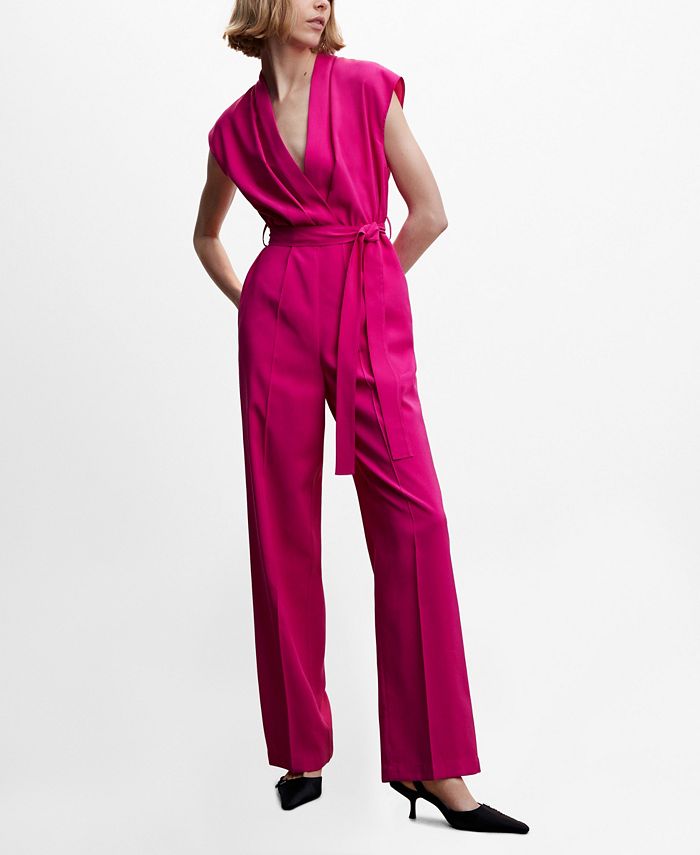 Macy's clearance pink jumpsuit