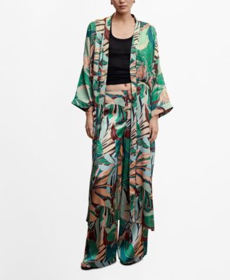 MANGO Women s Flower Print Kaftan Macy s