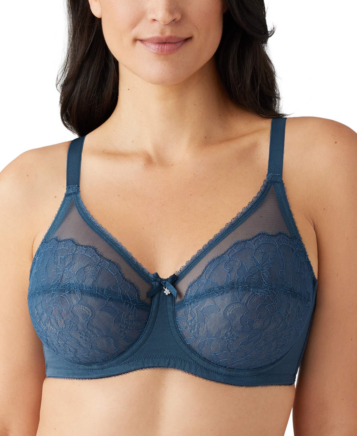 Wacoal Perfect Primer Underwire Bra 855213, Up To I Cup In Sargasso Sea