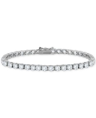 Cubic Zirconia Tennis Bracelet in Sterling Silver, Created for Macy's