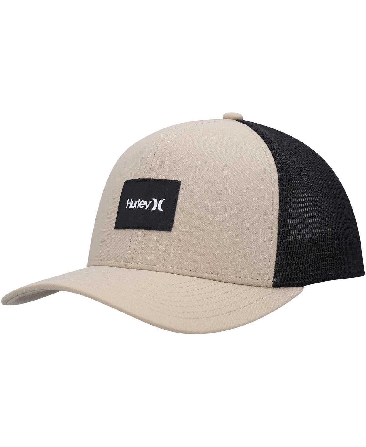 Hurley Men's  Khaki Warner Trucker Snapback Hat