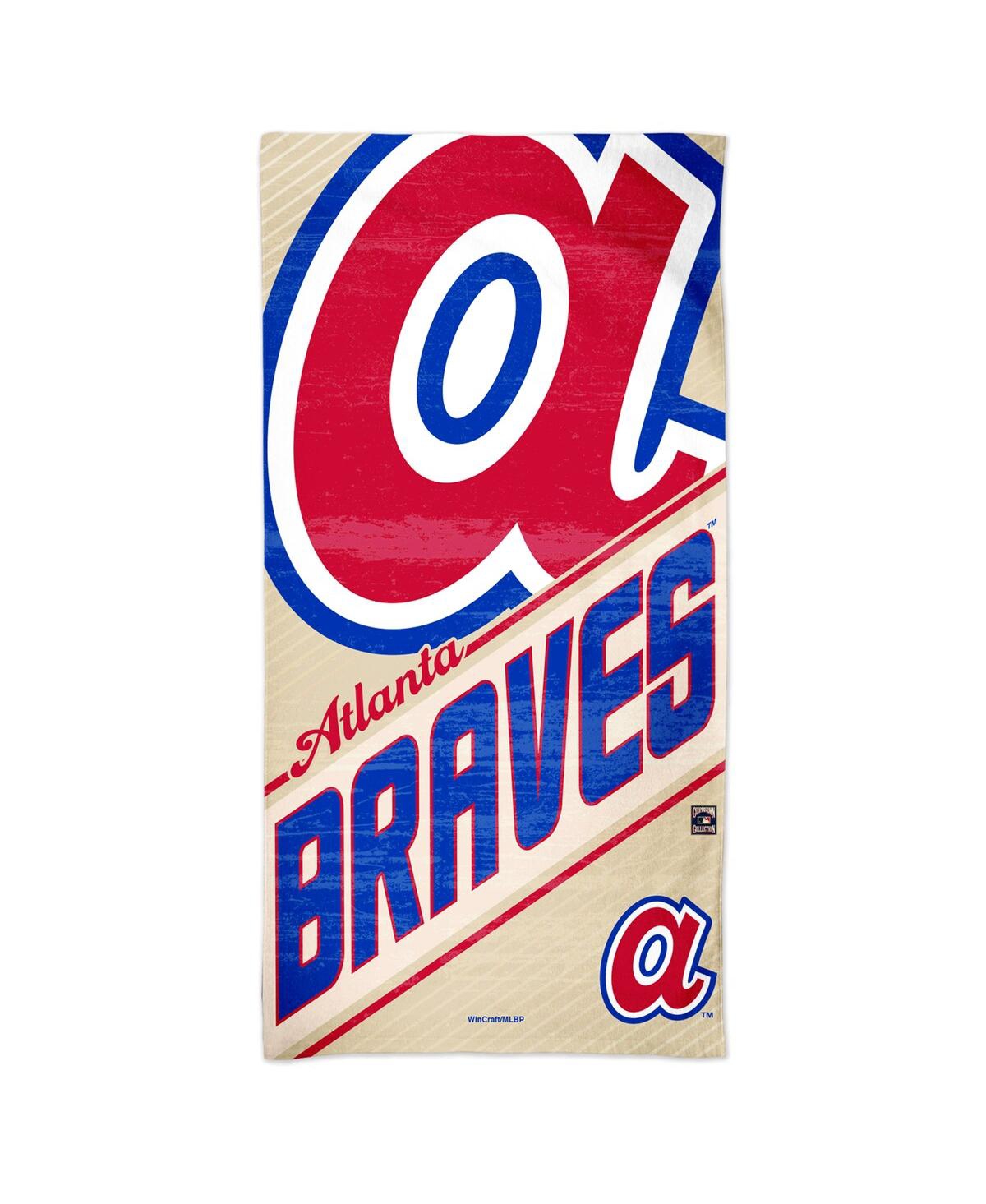 Wincraft Atlanta Braves 30'' X 60'' Cooperstown Collection Spectra Beach Towel In Multi