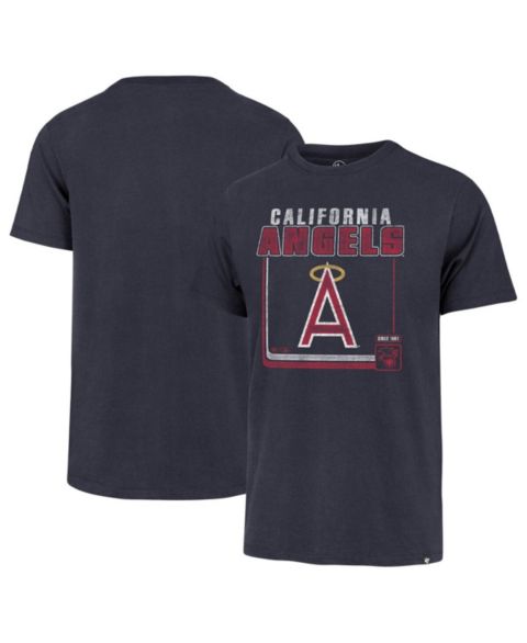 Мужская футболка '47 Brand Navy Los Angeles Angels Borderline Franklin