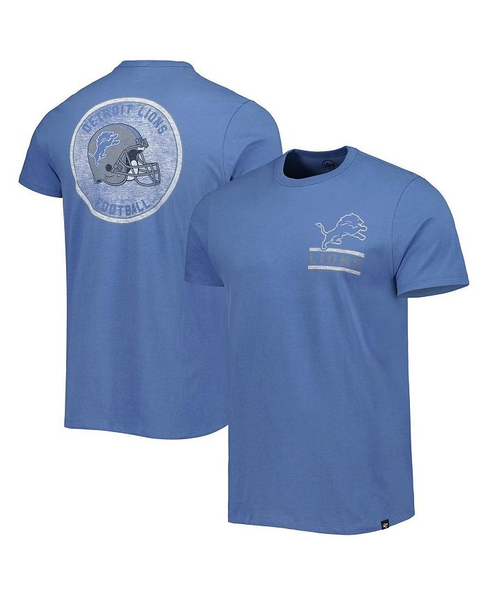 47 Brand Men's Blue Detroit Lions Open Field Franklin T-shirt - Macy's