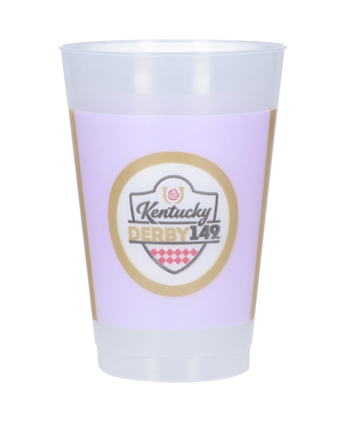 Westrick Paper Company Kentucky Derby 149 10-pack 14 oz Frosted Cup Set In White