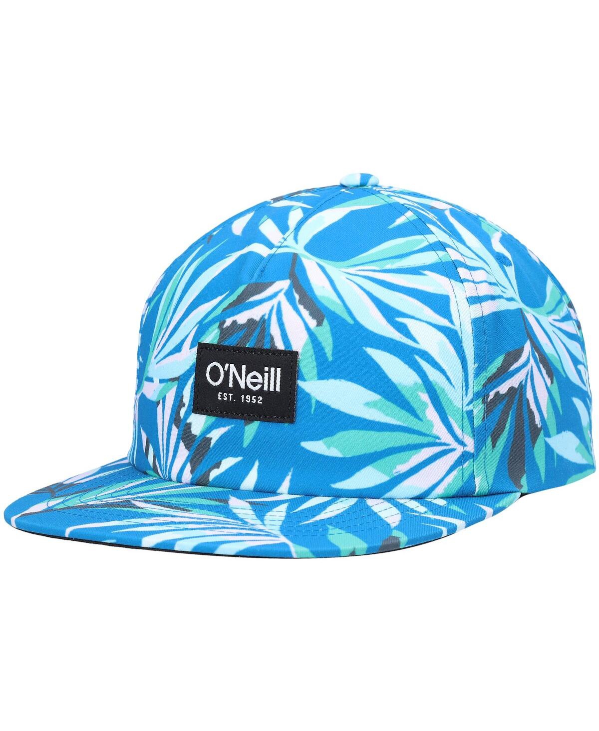Shop O'neill Men's  Blue Flora Snapback Hat