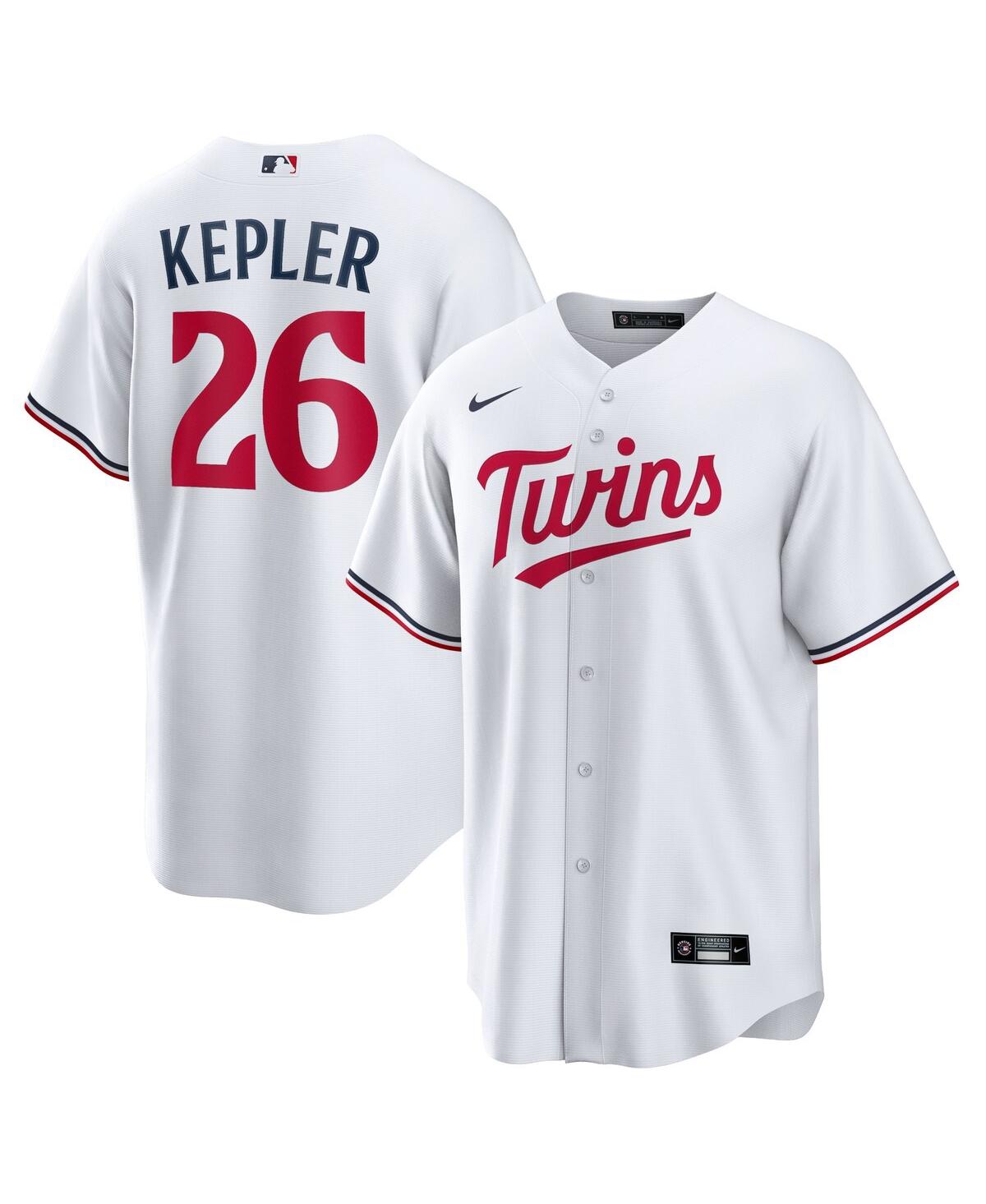 Men's Nike Max KeplerMinnesota Twins Home Replica Player Logo Jersey - White