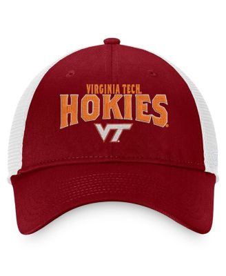 Men's Maroon, White Virginia Tech Hokies Breakout Trucker Snapback Hat