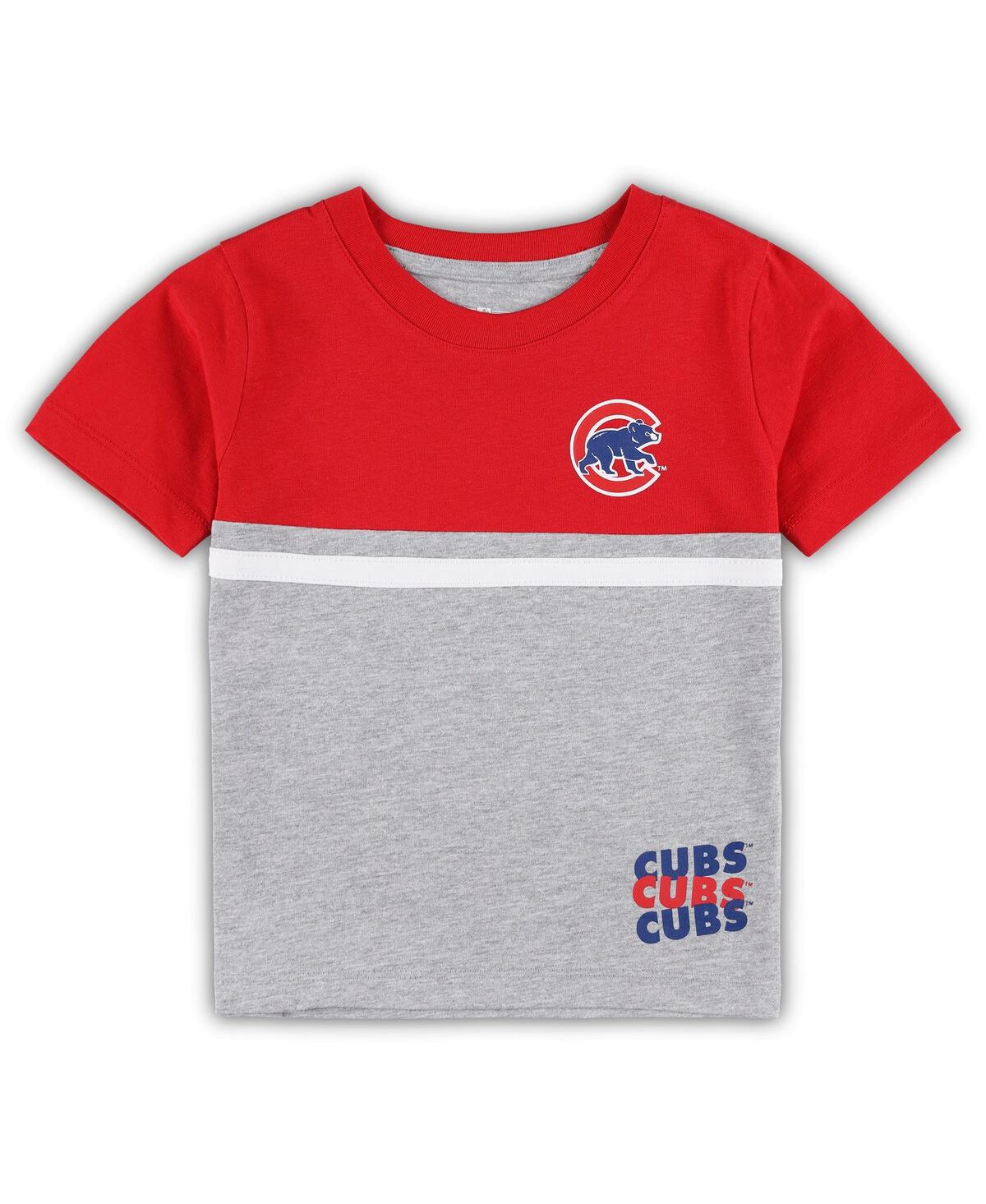 Outerstuff Toddler Royal/Red Chicago Cubs Batters Box T-Shirt & Pants Set Size: 2T