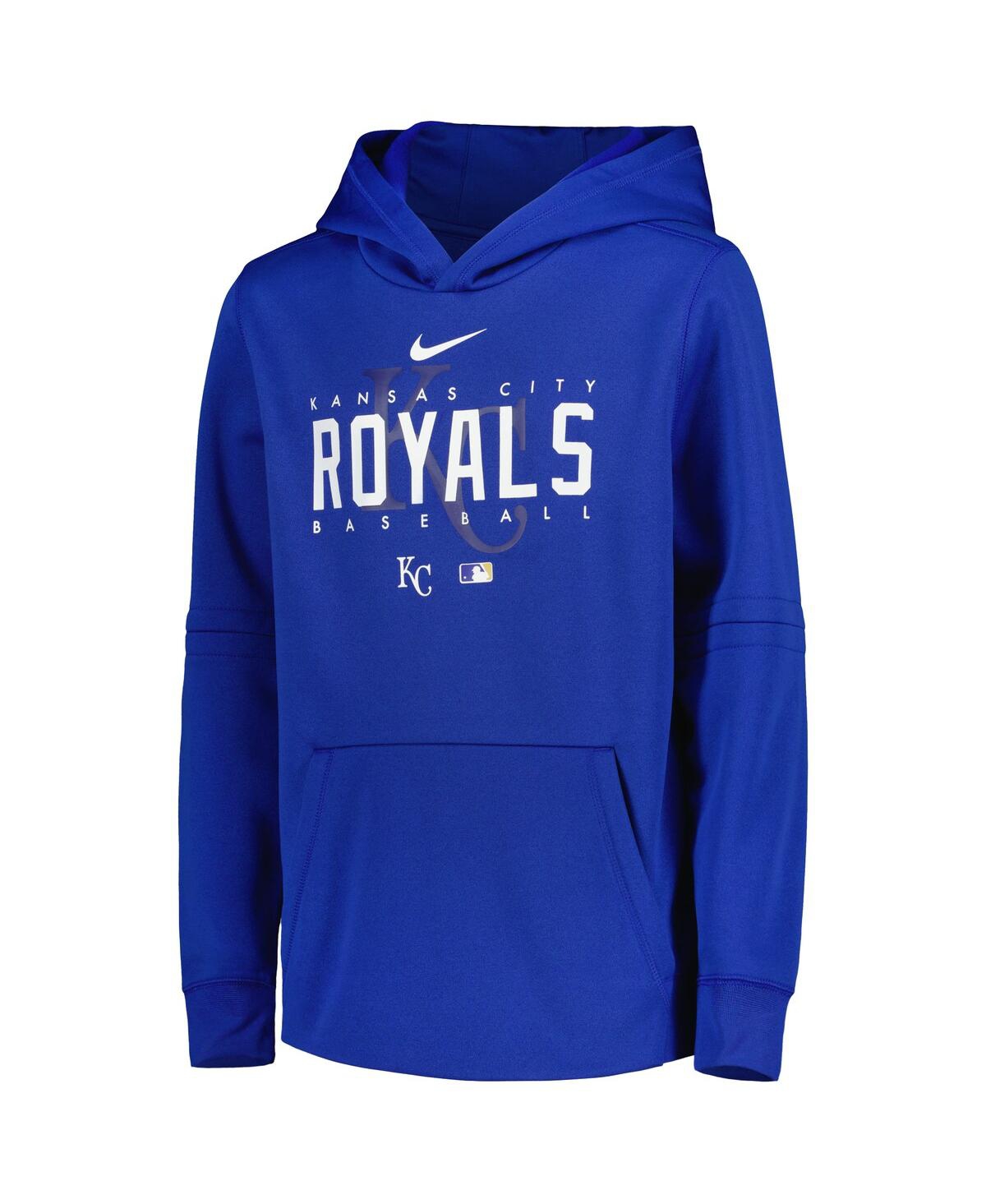 Lids Kansas City Royals Nike Authentic Collection Pregame Performance  Pullover Hoodie - Royal