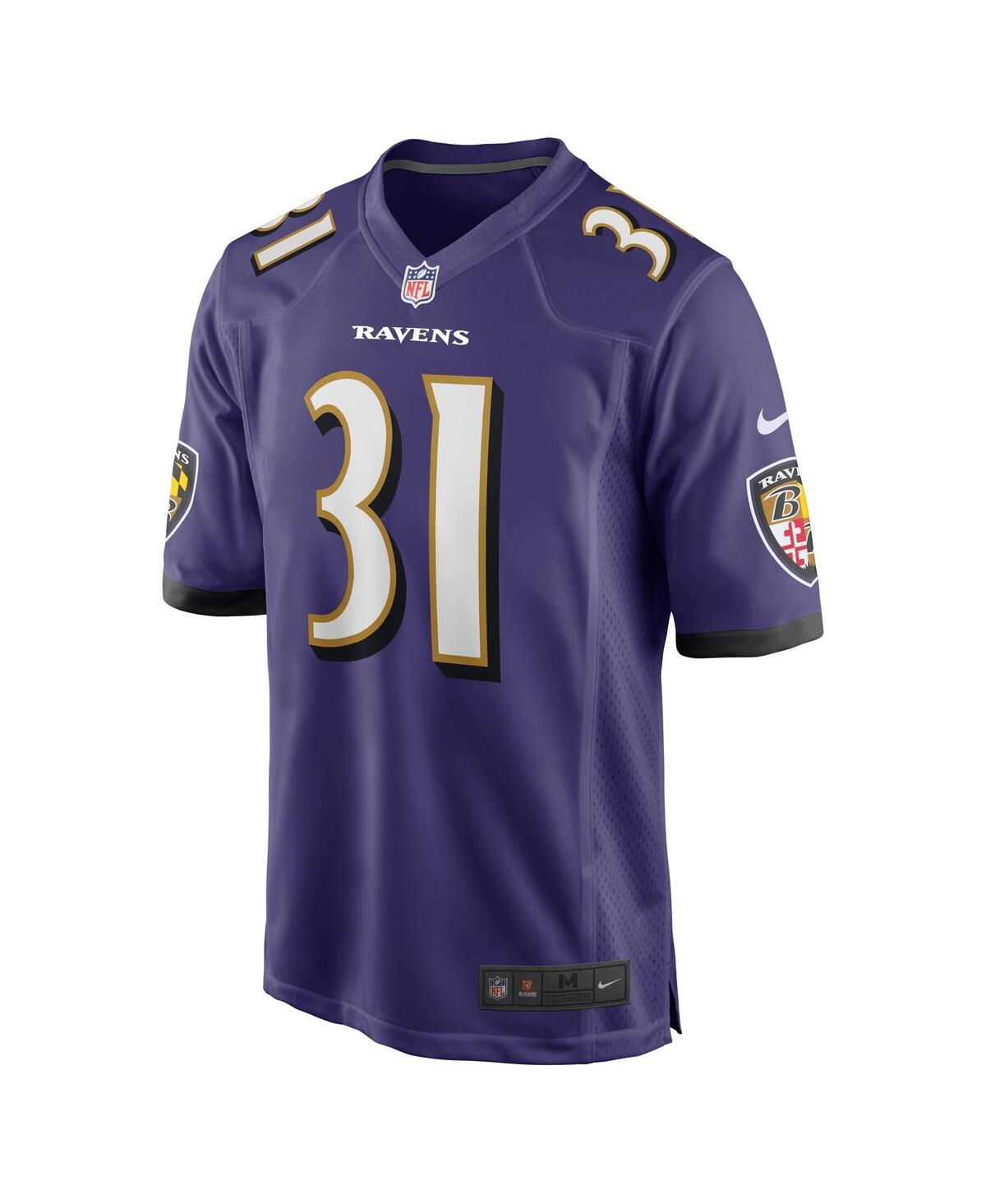 Men's Nike Jamal LewisBaltimore Ravens Game Retired Player Jersey - Purple