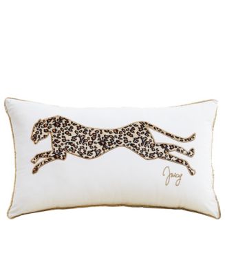 Juicy Couture Velvet Cheetah Decorative Pillow, 14