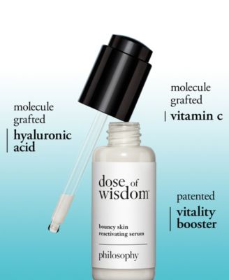 philosophy Dose Of Wisdom Bouncy Skin Reactivating Serum, 1 oz