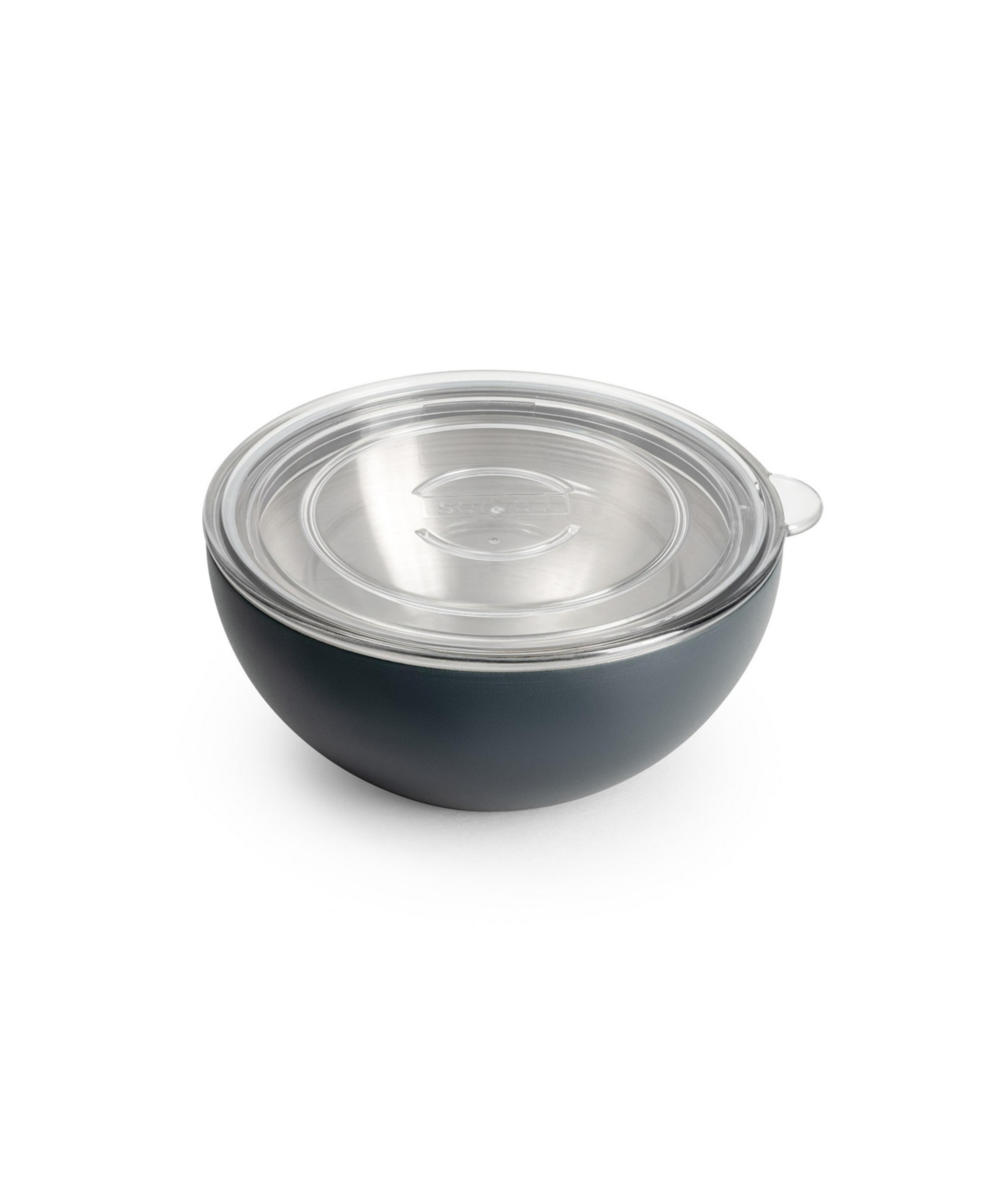 Served Vacuum-insulated Double-walled Copper-lined Stainless Steel Small Serving Bowl, 0.62 Quarts In Caviar