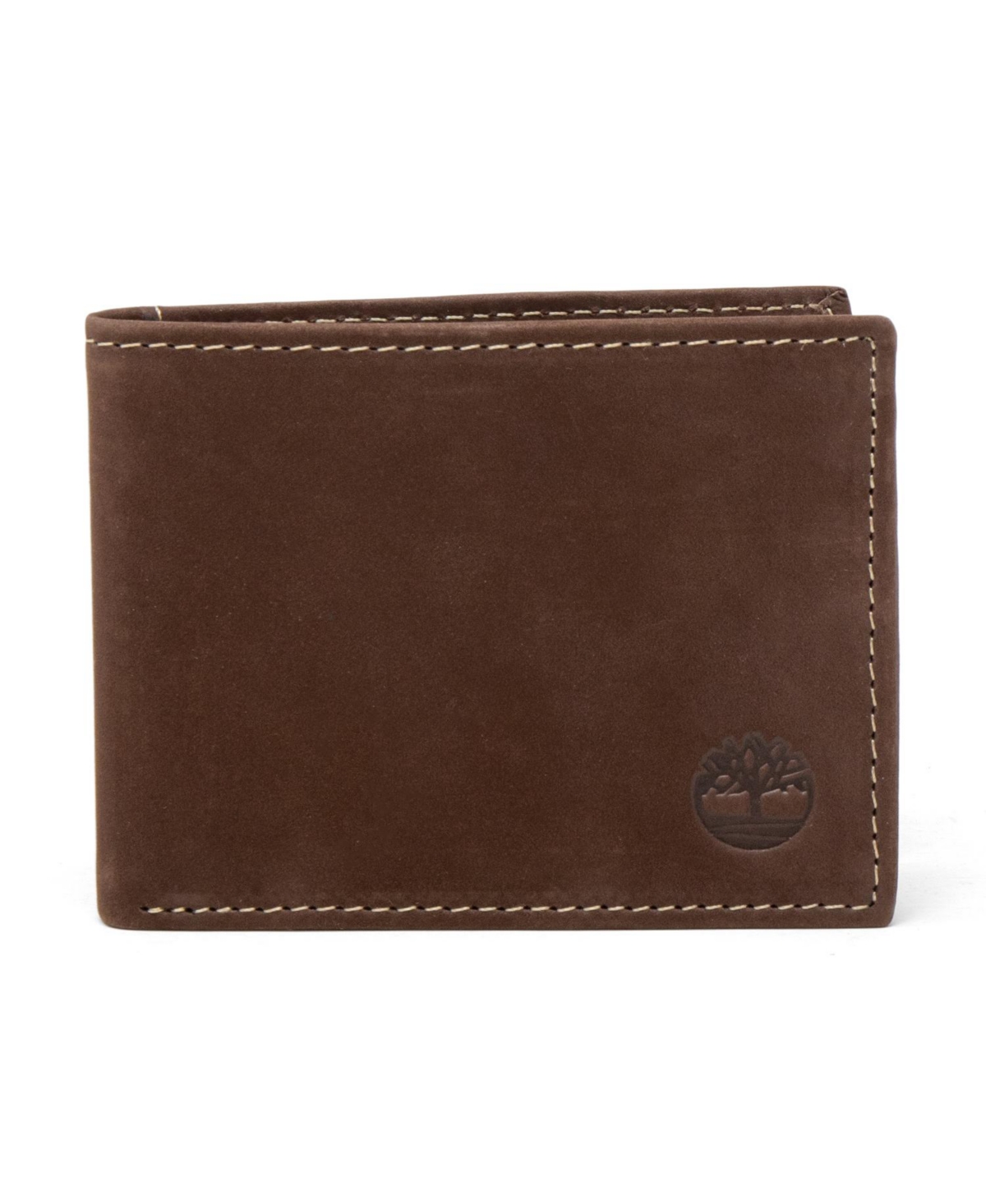 Timberland Men's Nubuck Slimfold Wallet In Brown