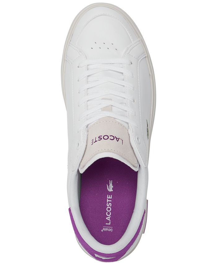Lacoste Women's Powercourt Casual Sneakers from Finish Line Macy's