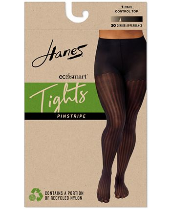 Hanes Women's Pinstriped Control Top Tights - Macy's