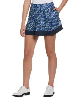 PGA TOUR - Printed Mesh Hem Golf Skort