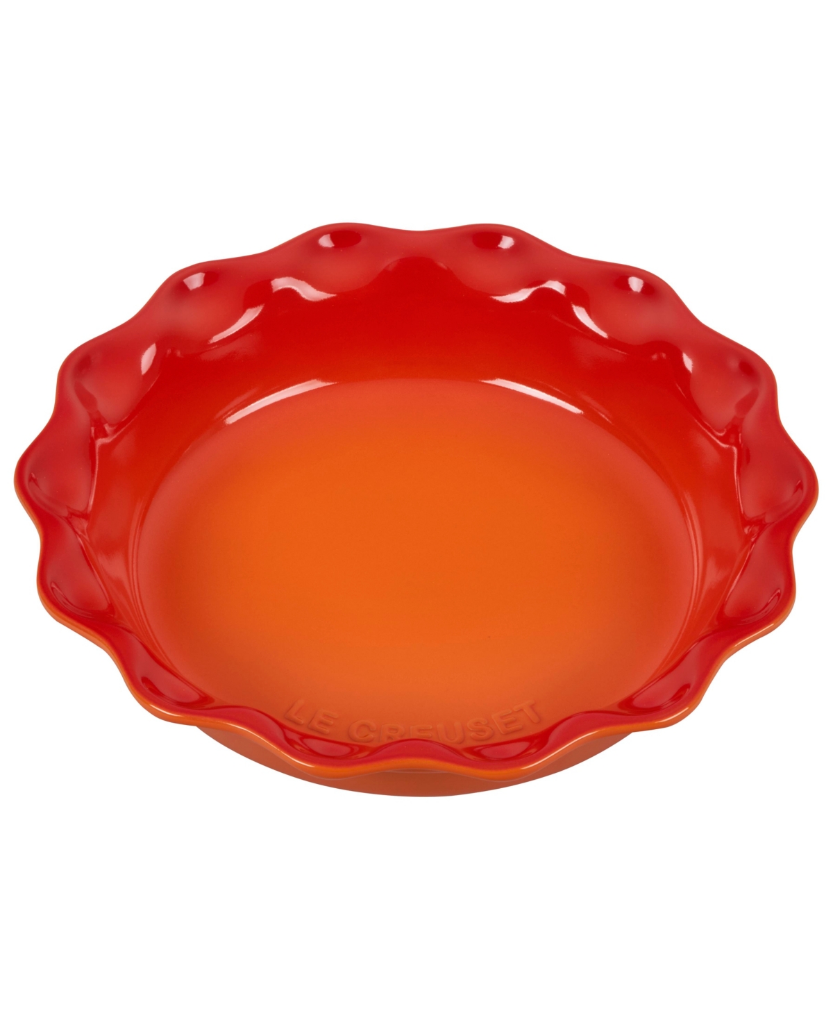 Le Creuset 9" Stoneware Pie Dish In Flame