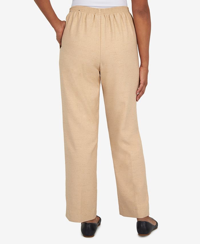 Alfred Dunner Women's Easy Breezy Medium Length Pants - Macy's