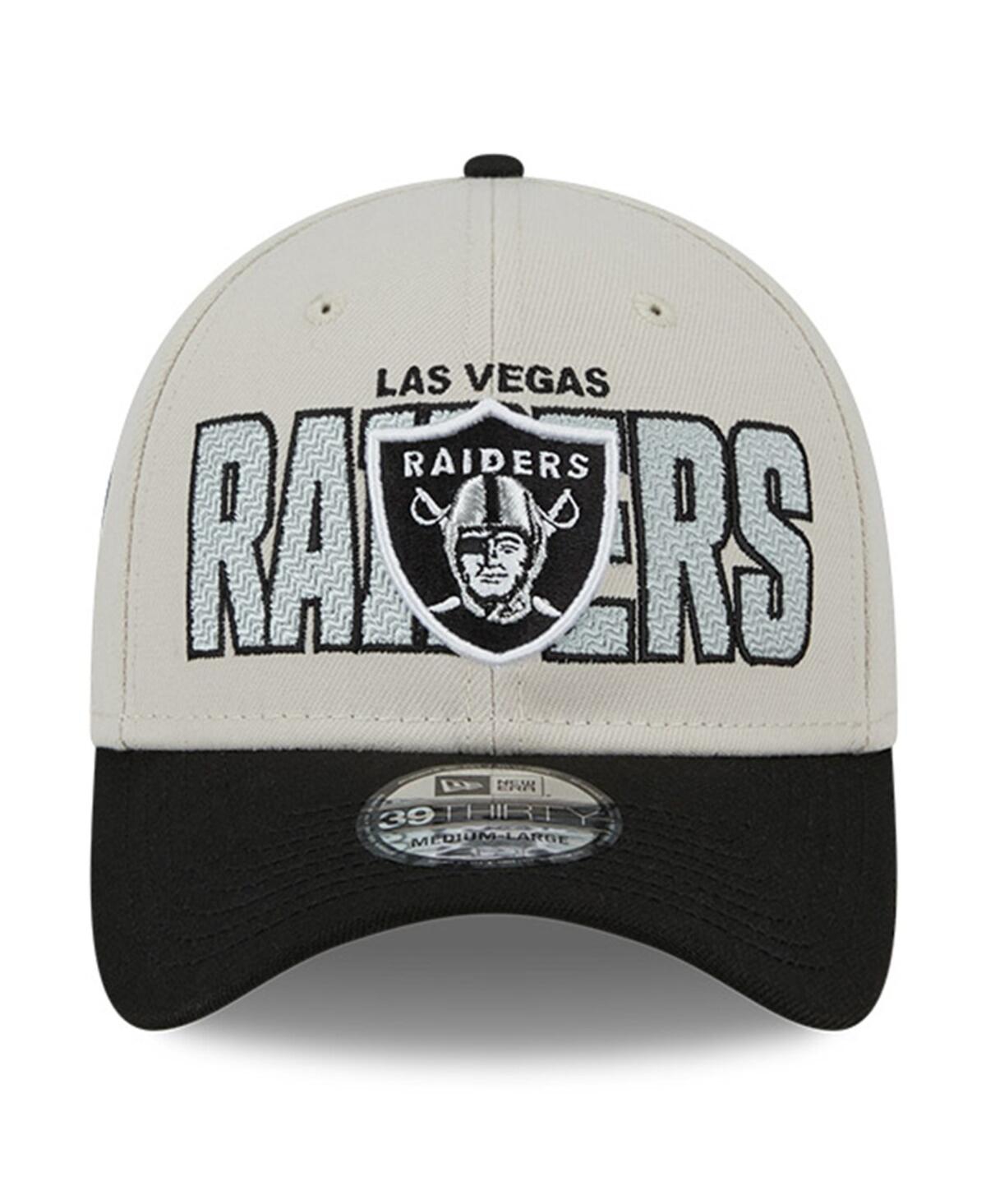 Men's New Era Black Las Vegas Raiders 2023 Nfl Draft 39THIRTY Flex Hat - Black