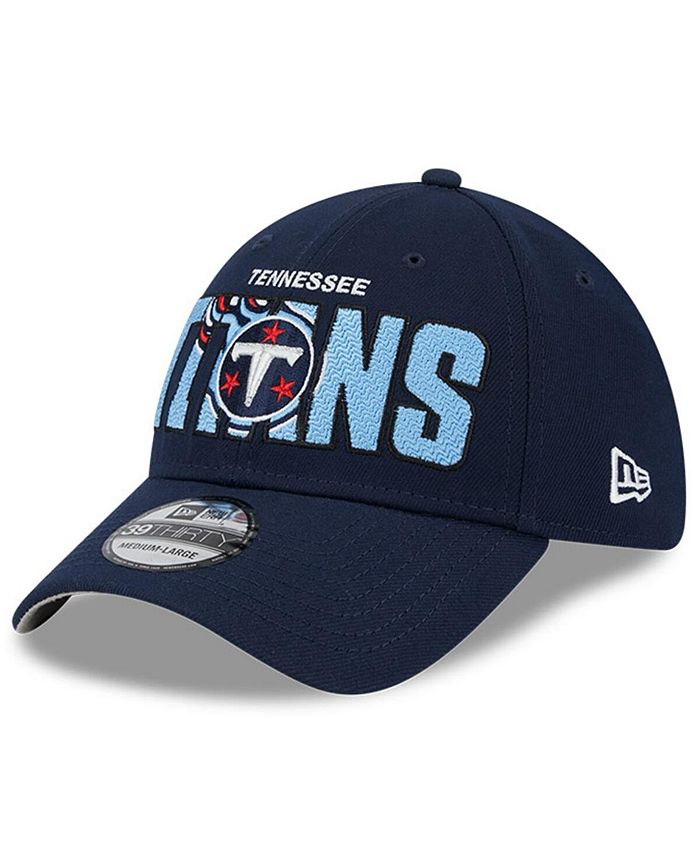 New Era Men's Navy Tennessee Titans 2023 NFL Draft 39THIRTY Flex Hat ...