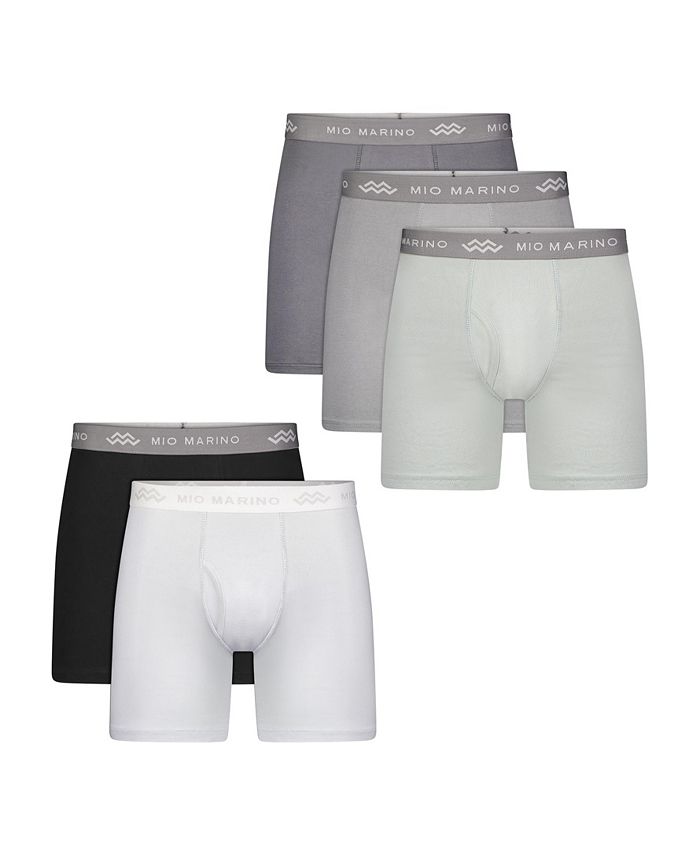 Mio Marino - Premium Cotton Men's Boxers, 5-Pack - Macy's