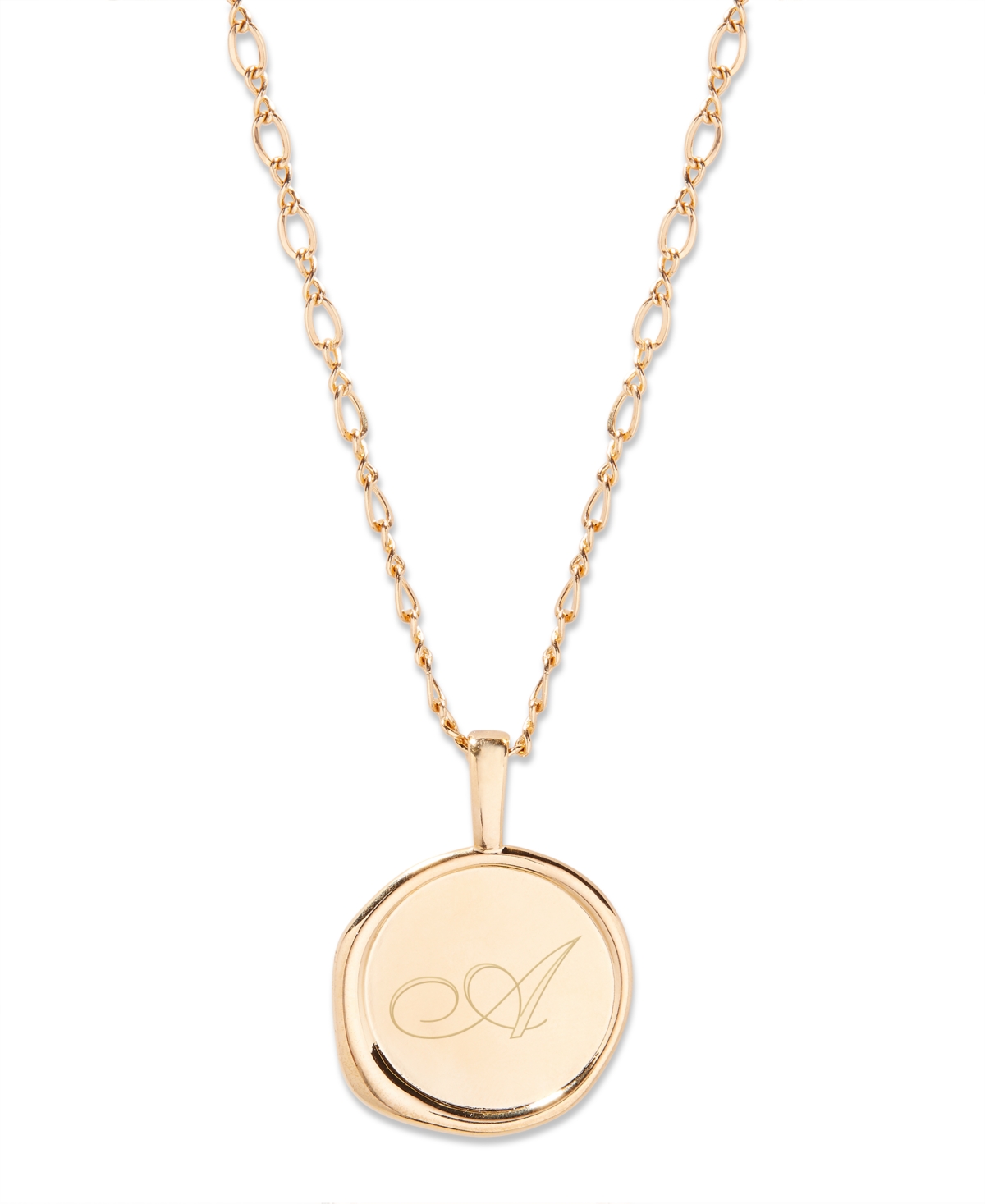Brook & York 14k Gold-plated Sadie Personalized Initial Pendant In Gold-a