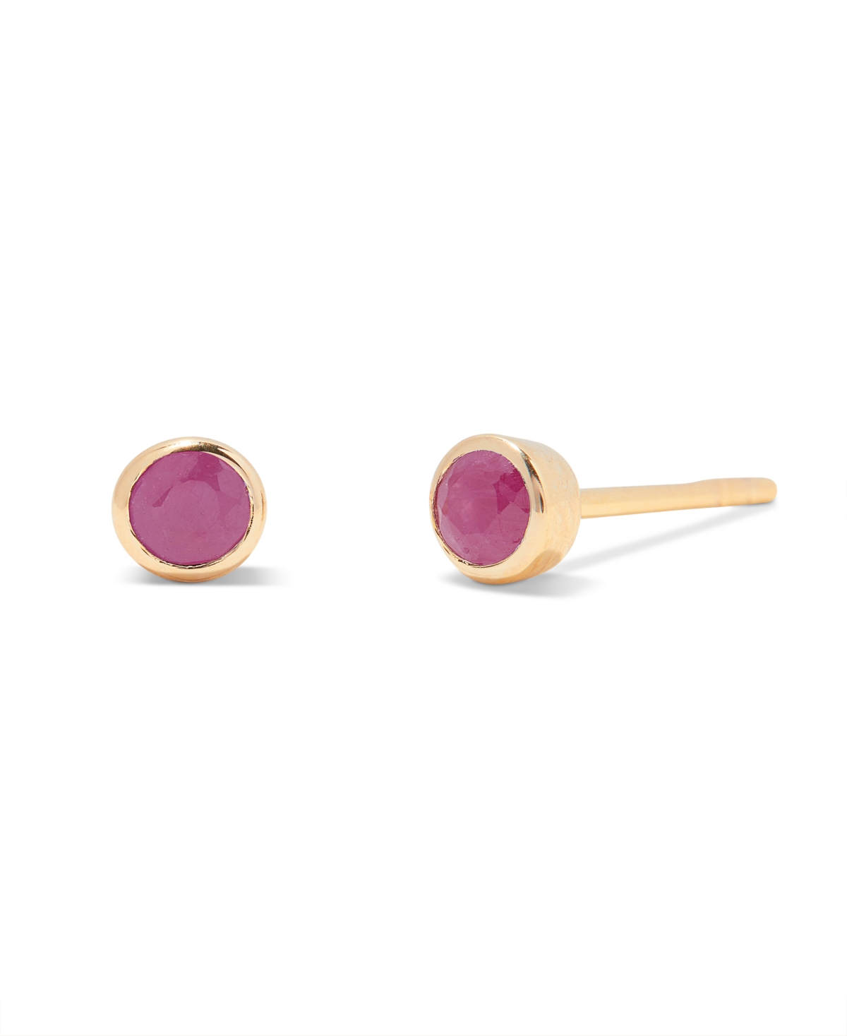 Brook & York Natural Stones 14k Gold-plated Vermeil Sage Birthstone Earrings In Gold- Oct