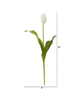 23in. Dutch Tulip Artificial Flower Set of 12