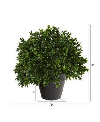 Boxwood Topiary Artificial Plant, Indoor and Outdoor