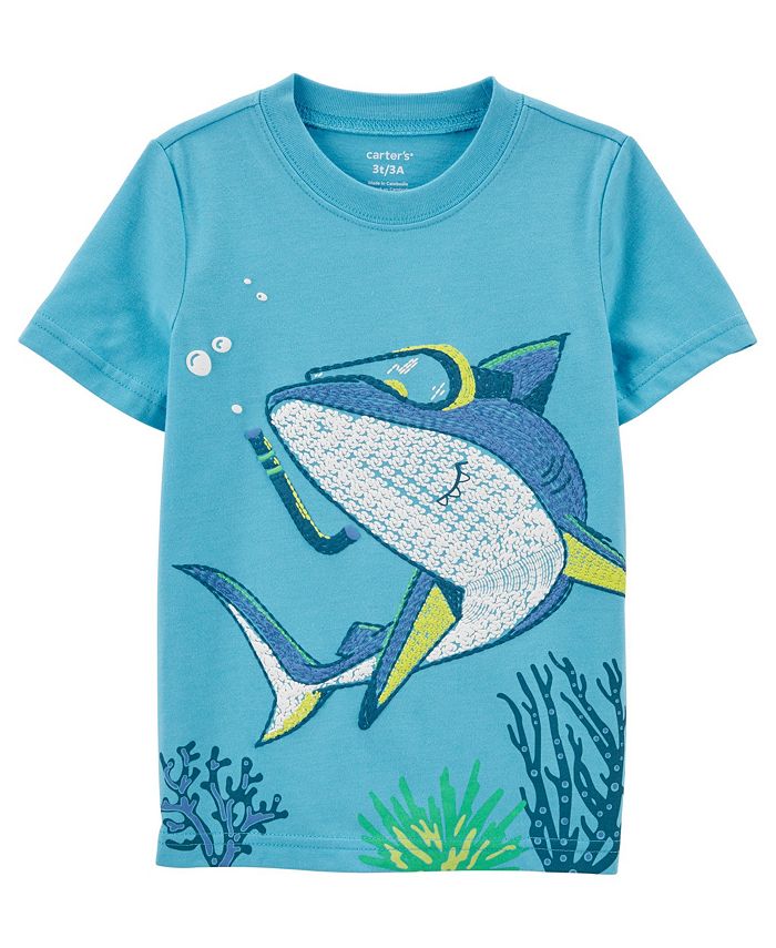 Carter's Toddler Boys Short Sleeved Graphic Jersey T Shirt - Macy's