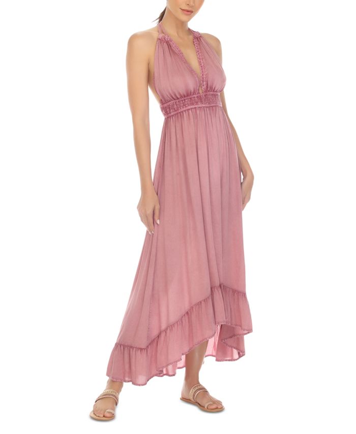 Raviya Women's Halter Maxi Dress Swim CoverUp Macy's