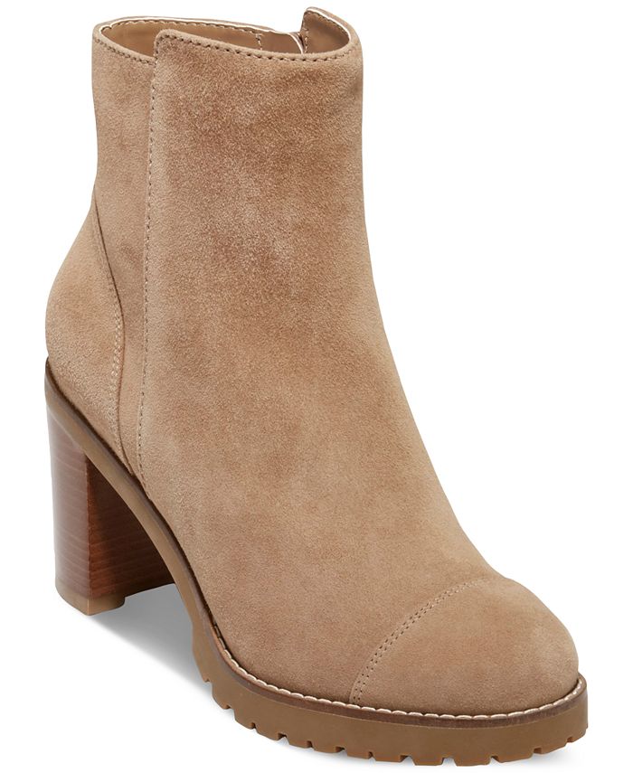Macys tan booties on sale